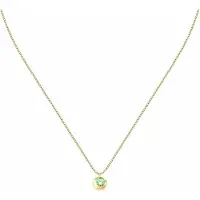 Morellato Collier Collier en argent 925/1000 recyclé et peridot femme - Doré - Unique