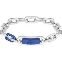 Lacoste - Fashion steel bracelet for men Crew 2040368, (Acier inoxydable, Aluminium)