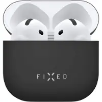 FIXED Étui de protection pour AirPods 4, Silky, noir