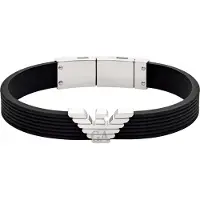 Emporio Armani Bracelet noir / argent