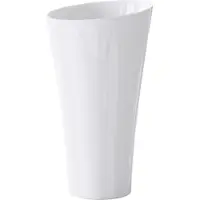 Doporro Lavabo Colonne Rond Blanc Vasque sur Pied Solid Surface Lave Mains pour Salle de Bain 42x42x85cm Colossum33