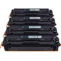 G&G Toner de remplacement HP, Canon 201X, 045H Compatible Noir, Cyan, Magenta, Jaune GS-H201X-4P (C, CF, M, Y)