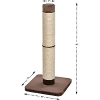 Merkloos Grand arbre à chat - Robuste - Marron - XXL - Sisal