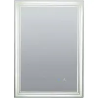 Northix Miroir de salle de bain à LED, anti-buée, mémoire, 70 x 50 cm