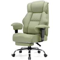 GTPLAYER Chaise gaming , chaise de bureau large en tissu haut de gamme, chaise PC ergonomique, chaise de bureau réglable et pivotante avec repose-pieds
