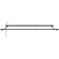vidaXL Store électrique rétractable, anthracite, 5 x 3 m