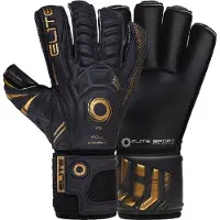 Elite Sport Black Real Goalkeeper Gloves Noir 9