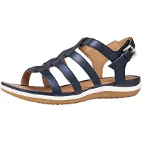 Geox Sandales de pêcheuse vega femmes - Dark Jeans