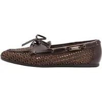 Tamaris Ballerines 'Schnürmokassin' marron