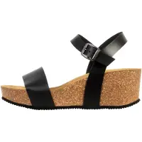 The Divine Factory Sandales Compensées en cuir Noga Laura Edge