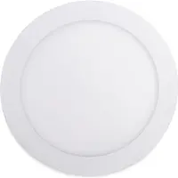 LED Solution White Panneau LED encastré rond 120mm 6W Economy Colour Light : Blanc chaud 7858