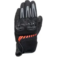 Dainese Mig 3 Air Noir Fluo Rouge Gants Taille 3XL