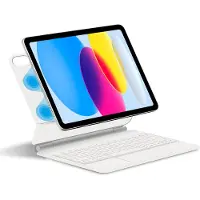INF Étui de protection pour iPad avec clavier Bluetooth White iPad Pro 11 M4 2024