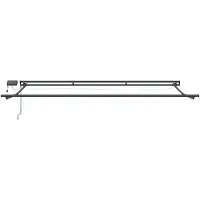 vidaXL Armature de store manuelle avec LED, anthracite, 5 x 3 m