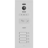 Philips WelcomeHive Pro 2 Portier vidéo Wi-Fi Unité extérieure Aluminium (531062)