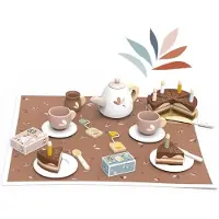Speedy Monkey Birthday Tea Set Rose Enfants