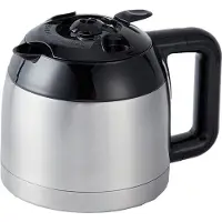 Cloer Cafetière filtre 5258 Cafetières filtre acier inoxydable-noir
