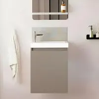 MOB-IN Meuble lave-mains LISA suspendu 41 cm