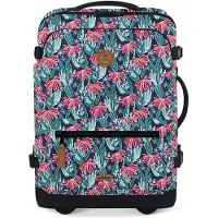Cabaia trolley sac à dos pour ordinateur portable Soft Suitcase 2 Wheels All Over Trolley 48L Edea multicolore 51cm