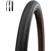 Schwalbe 1 pneu TLE E-25 G-One Speed Performance Race Guard, 27,5 x 2,00 (50-584), couleur bronze, avec démonte-pneus