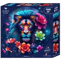 Bluebird Puzzle Puzzle Rond - Rainbow Lion
