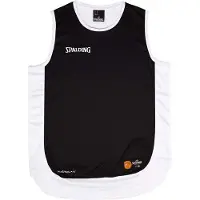 Spalding Hustle Maillot De Basketball Hommes - Noir / Blanc | Taille: XL