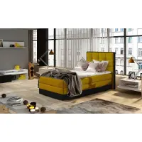 AEA Lit Design Coussin Luxe Hôtel Lits 90x200cm Chambre à coucher Boxspring Single