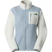 The North Face - Polaire zippée en polyester recyclé - W Yumiori Full Zip Frost Grey White pour Femme - Taille M - Blanc