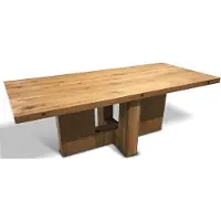 Casa Padrino Table de salle à manger de luxe en bois massif - Diverses tailles et couleurs - Meubles de salle à manger rustiques