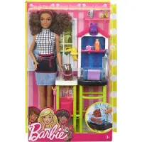 Mattel Poupée vétérinaire et set de jeu