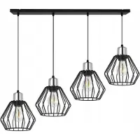 Light11 HOME Suspension, lustre, abat-jour en fil métallique, LED