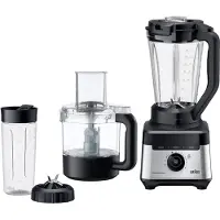 Braun JB7568BK PowerBlend 7, Blender, Argent, Noir
