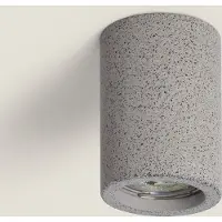 LEDKIA Plafonnier Ciment Medan Gris