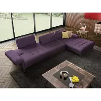 AEA Lila Ecksofa L-Form Wohnzimmer Luxus Couchtisch Einrichtung Garnitur Möbel