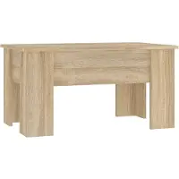 Syfax Table basse chêne sonoma 79x49x41 cm bois d'ingénierie