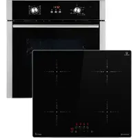 KKT Kolbe Cuisinière: 60cm Four encastrable BO8805SS + 59cm Plaque Induction IH85900ED