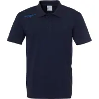 Uhlsport Essential Short Sleeve Polo Bleu 14-15 Years Garçon