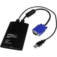 StarTech.com Adaptateur crash cart pour PC portable - Console KVM vers USB 2.0 avec transfert de fichier, acquisition vid?o - commutateur KVM - 1 ports - Ordinateur de bureau
