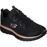 SKECHERS Sneakers 12615-BKRG in Black color size 38.5