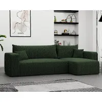 Idohome Canapé d'angle Piano Tissu Canapé avec fonction sommeil et coffre de lit Canapé-lit Coin garniture de canapé-lit - Universal Couleur : Poso 1