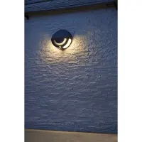 Northpoint Applique murale LED solaire d'extérieur avec capteur crépusculaire, 45 activations, veilleuse ronde
