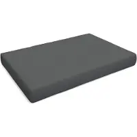 Pokar Coussin pour palette Coussins de palette avec housse amovible Canapé de palette, Taille:Coussin d'assise 120 x 80, Couleur:Anthracite - Imperméable