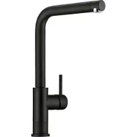 NABER Mitigeur monocommandé Arco 5 BASSE PRESSION Robinet de fenêtre en noir mat avec bec fixe