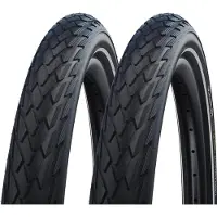 Schwalbe Pneus de vélo Green Marathon 28 x 1,75 pouces 47-622, lot de deux sans chambre à air
