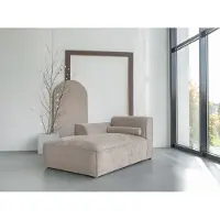 Miuform Flex Felix - Longchair 1 place pour canapés modulaires Accoudoir GAUCHE - 92x154cm - Canapé Canapé modulaire élément