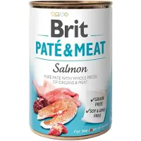 Brit Pate&Meat salmon - Pâtée de saumon pour chiens - 400 g