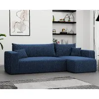 Idohome Canapé d'angle Piano Tissu Canapé avec fonction sommeil et coffre de lit Canapé-lit Coin garniture de canapé-lit - Universal Couleur : Poso 05