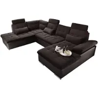 AEA Wohnlandschaft Multifunktion Couch Ecksofa U-Form Bettfunktion Schlaf Sofa