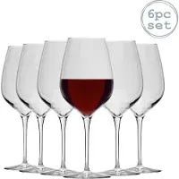 Bormioli Rocco Inalto Tre Sensi - Verres à vin - Très grands - Ensemble de 6 verres avec emballage cadeau - 650 ml