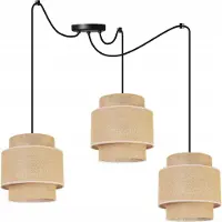 Light11 HOME Suspension, lustre, abat-jour, Boho Juta